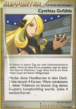 Pokémon-Karte Cynthias Gefühle 131/146