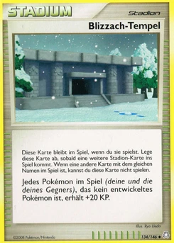 Pokémon-Karte Blizzach-Tempel 134/146