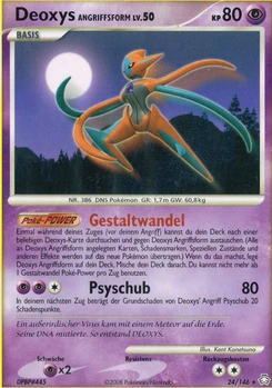 Pokémon-Karte Deoxys Angriffsform 024/146