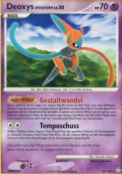 Pokémon-Karte Deoxys Initiativform 026/146