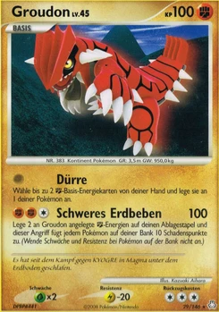 Pokémon-Karte Groudon 029/146