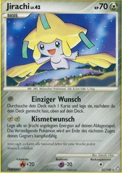 Pokémon-Karte Jirachi 031/146