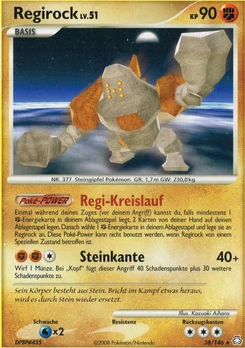 Pokémon-Karte Regirock 038/146