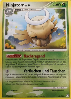 Pokémon-Karte Ninjatom 040/146