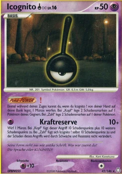 Pokémon-Karte Icognito ! 042/146