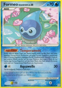 Pokémon-Karte Formeo Regenform 049/146
