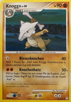 Pokémon-Karte Knogga 063/146