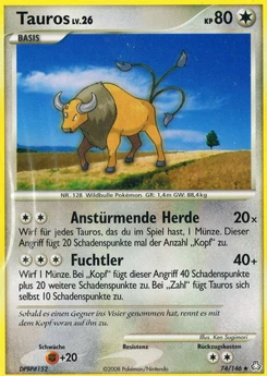 Pokémon-Karte Tauros 074/146