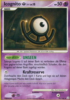 Pokémon-Karte Icognito U 078/146