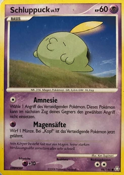 Pokémon-Karte Schluppuck 098/146