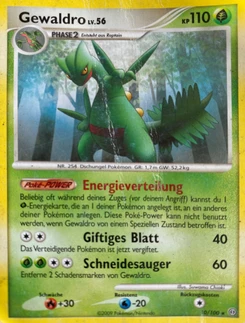 Pokémon-Karte Gewaldro 010/100