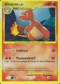 Pokémon-Karte Glutexo 102/100