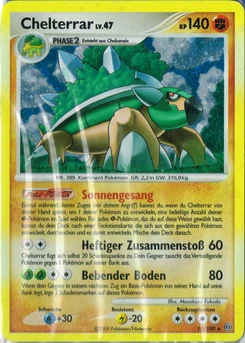 Pokémon-Karte Chelterrar 011/100