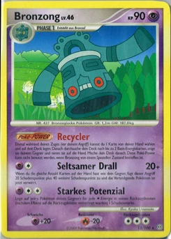 Pokémon-Karte Bronzong 013/100