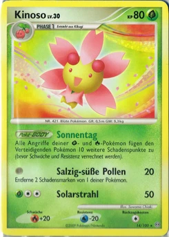 Pokémon-Karte Kinoso 014/100