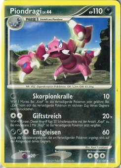 Pokémon-Karte Piondragi 015/100