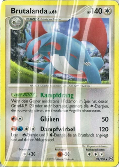 Pokémon-Karte Brutalanda 024/100