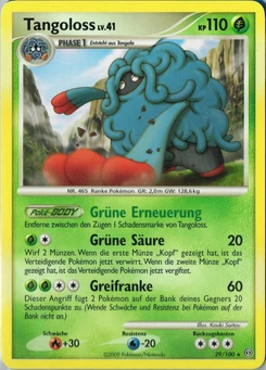 Pokémon-Karte Tangoloss 029/100