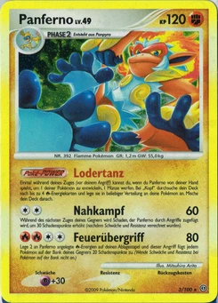 Pokémon-Karte Panferno 003/100