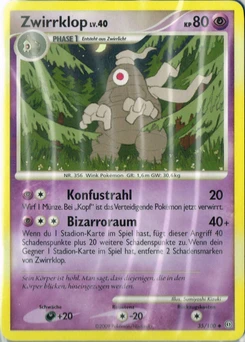 Pokémon-Karte Zwirrklop 035/100