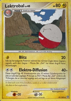 Pokémon-Karte Lektrobal 037/100