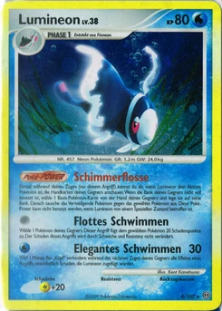 Pokémon-Karte Lumineon 004/100