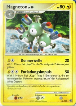 Pokémon-Karte Magneton 043/100