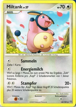 Pokémon-Karte Miltank 044/100