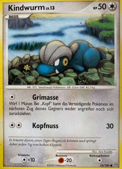 Pokémon-Karte Kindwurm 053/100