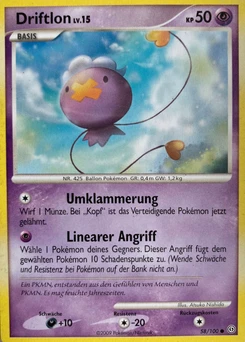 Pokémon-Karte Driftlon 058/100