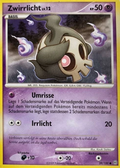 Pokémon-Karte Zwirrlicht 059/100