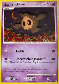 Pokémon-Karte Zwirrlicht 060/100