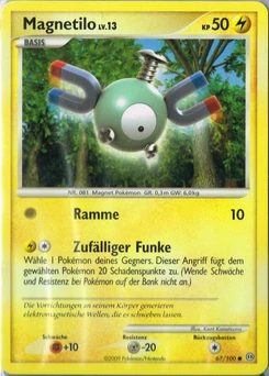 Pokémon-Karte Magnetilo 067/100