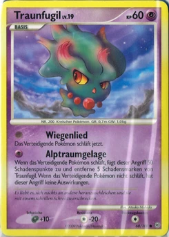 Pokémon-Karte Traunfugil 068/100