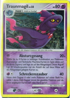 Pokémon-Karte Traunmagil 007/100
