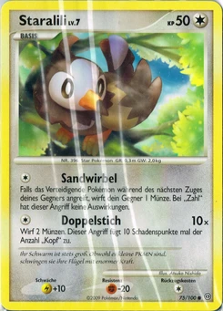 Pokémon-Karte Staralili 075/100