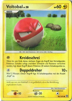 Pokémon-Karte Voltobal 080/100