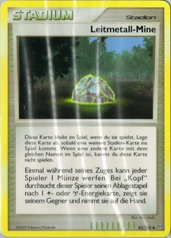 Pokémon-Karte Leitmetall-Mine 082/100