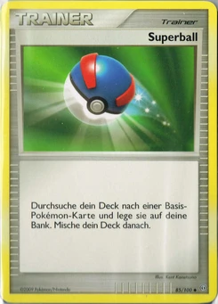 Pokémon-Karte Superball 085/100