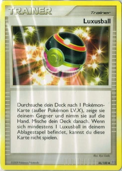 Pokémon-Karte Luxusball 086/100