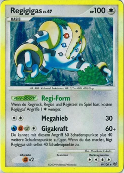 Pokémon-Karte Regigigas 009/100