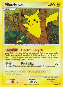 Pokémon-Karte Pikachu DP16