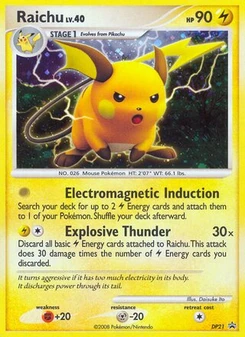 Pokémon-Karte Raichu DP21