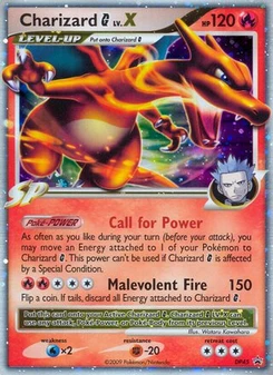 Pokémon-Karte Glurak G DP45