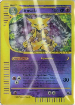 Pokémon-Karte Simsala 001/165