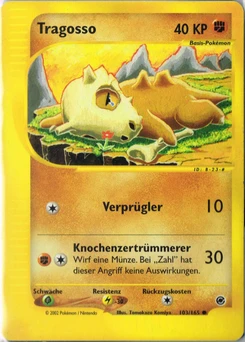 Pokémon-Karte Tragosso 103/165