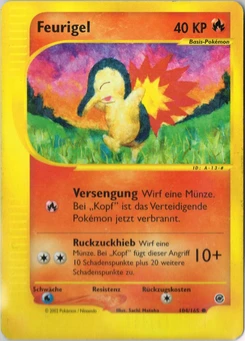 Pokémon-Karte Feurigel 104/165