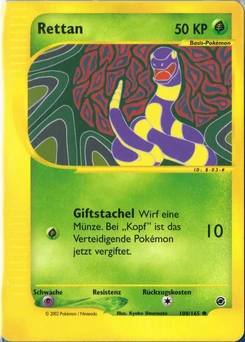 Pokémon-Karte Rettan 108/165