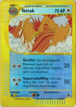 Pokémon-Karte Ibitak 011/165