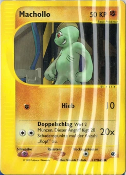 Pokémon-Karte Machollo 117/165